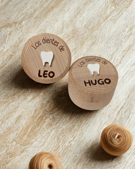 Cajita de Madera "Mis primeros tesoros"