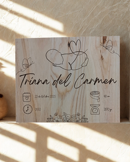 Cuadro de Nacimiento "Mis Primeros Datos"